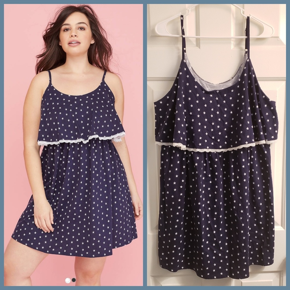 Lane Bryant Star Print Dress